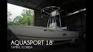 [UNAVAILABLE] Used 2001 Aquasport 175 Osprey in Tampa, Florida