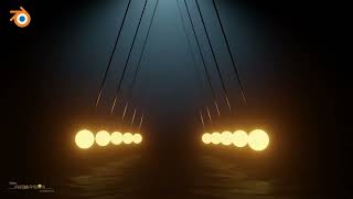 Pendulum waves in Blender | Animation in Blender
