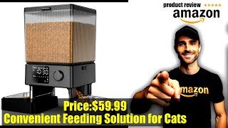 Buy oneisall Automatic Cat Feeder for 2 Cats, 20 Cups/5L Automatic Cat Food Dispenser for Small Pets