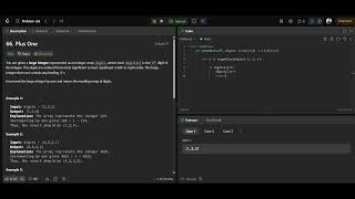 Day 2 | Problem 3 | LeetCode 66 – Plus One | Python | Carry Explained