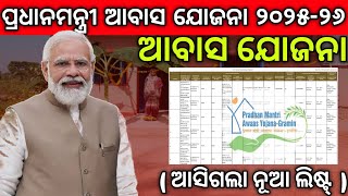 ଆସିଗଲା ଆବାସ ଯୋଜନା ଘର ତାଲିକା ।Pradhanmantri Awas Yojana New List 2025 In Odisha । Pmayg New List odia