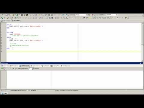 PL/SQL Oracle tutorial, Oracle introduction, PL/SQL basics PL/SQL Oracle tutorial, Oracle introduction, PL/SQL basics
