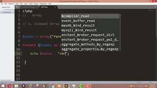 PHP Tutorials for Beginners 46 - for each loops with array in PHP