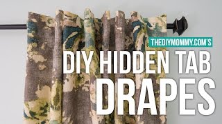 DIY HIDDEN TAB DRAPES | 2017 Spring One Room Challenge Week 3