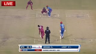 Afghanistan vs West Indies 3rd T20 LIVE | AFGvWI | AFG - 156/8 & WI - 66/3 (10.3 Overs)
