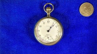 Elgin Pocket Watch Movement / Antique / 1911 / 18 Size 17 Jewels