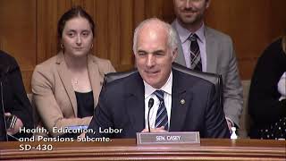 Senator Casey Opening Remarks in HELP Hearing on the Black Lung Benefits Improvement Act