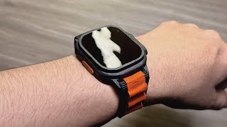 How to make an Apple Watch Ultra 2 out of cardboard | Tutorial - Black titanium