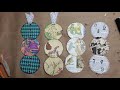 junk journal using up book pages ep 57 easy fun circle tag for junk journals the paper outpost