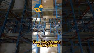 How does the 4 way shuttle rack works in warehouse ？Find right here #asrs