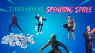 13000 vbuck spending spree fortnite chapter 3 season 1