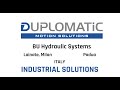 Duplomatic MS BU HYDRAULIC SYSTEMS Solutions for Industrial Applications