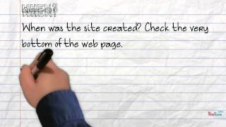 5 W's of Web Evaluation (with voiceover)