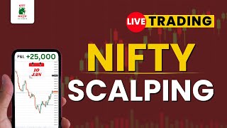 Live Nifty Scalping Options Trading | 10 Jan 2025