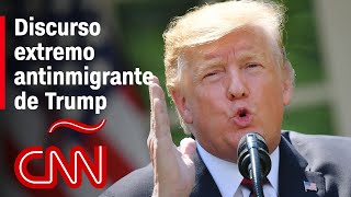 "Están envenenando la sangre de nuestro país": el discurso extremo de Trump contra los inmigrantes