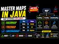 Java Map Interface | Java Map Methods | HashMap TreeMap LinkedHashMap | Data Structures & Algorithms