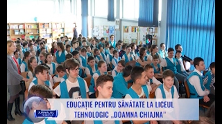 Educație pentru sănătate la Liceul Tehnologic „Doamna Chiajna”