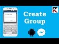 How To Create Group Conversation Facebook Messenger Android