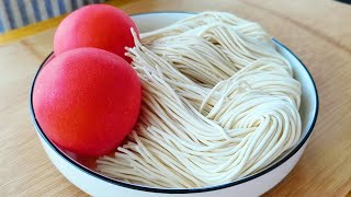 Don't cook the noodles directly, add 2 tomatoes