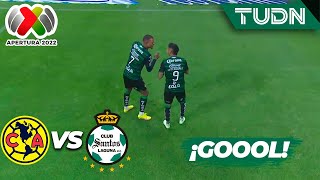 ¡LA LEY DEL EX! Suárez anota  | América 0-1 Santos | Liga Mx Apertura 22 -J5 | TUDN