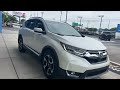 2017 Honda CR-V Touring SUV White 1.5 Turbo l I-4