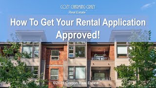 How To Get Your Rental Application APPROVED!