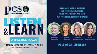 Listen and Learn (Athletics Focus)