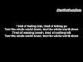 Breaking Benjamin - Failure | Lyrics on screen | HD
