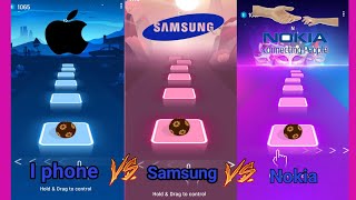 Tiles hop  I phone vs Samsung vs Nokia Ringtones remix #tileshop  #iphone #samsung #nokia #musicgame