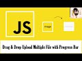 58. Multiple Files Upload With Progress Bar Using HTML, CSS & JAVASCRIPT.