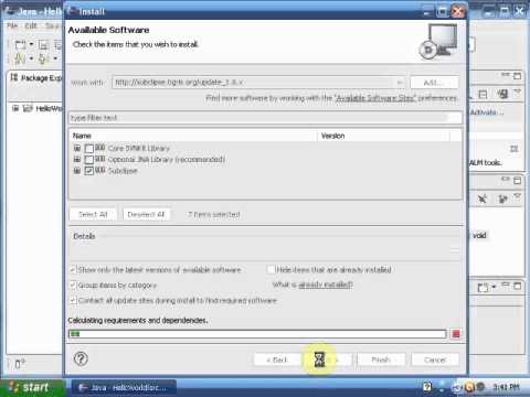Installing Subclipse Plugin For Eclipse Youtube Installing Subclipse Plugin For Eclipse Youtube