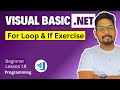 VB.Net For Loop & IF Statement Exercise | VB.Net Exercise