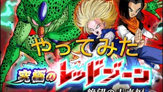 新ステージレッドゾーン絶望の未来編17号＆18号未来初見やってみた【ドッカンバトル】