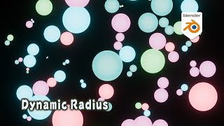 [Tut] Dynamic Radius in Avoiding Intersections - Blender Geometry Simulation 4.0