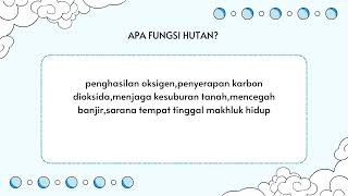 tugas ips,membuat peta konsep hutan