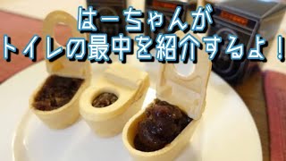 【トイレの最中】はーちゃんが商品紹介してくれました！INAXと大蔵餅とのコラボ