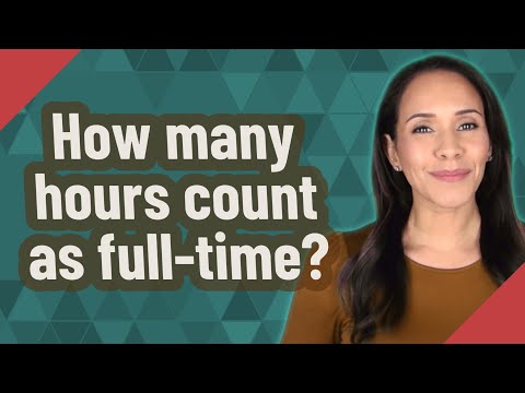 How many hours is full time in hospitality?