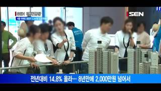 [서울경제TV] 서울 아파트 분양가 3 3㎡당 2,237만원… 역대 최고