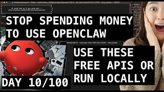 How to Use OpenClaw for Free (No API/Token Fees) + How to Run a Model Locally on a Mac: Day 10/100