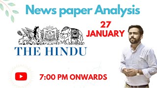 The Hindu 27 January - Editorial - Govind Maan -