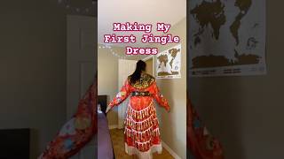 I made my first jingle dress ✨🦋 #nativeamerican #indigenous #native #jingledress