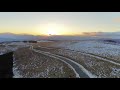 夕焼けの霧ヶ峰高原 車山