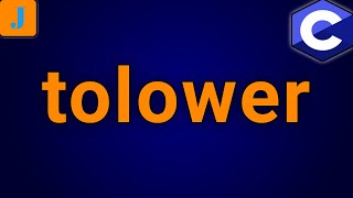 C tolower