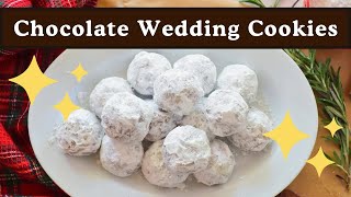 Mexican Wedding Cookies | Chocolate Version 🤩