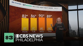 Will Philadelphia hit record temperatures next week? Here's the weather forecast
