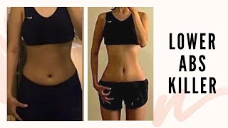 INTENSE LOWER ABS KILLER - En Etkili Alt Karın Yok Edici Egzersiz Rutini #lowerabs