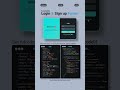 Login & Signup Pages | HTML, CSS, & JS Smooth Hover Effects | MZCode01 #css #coding #shorts
