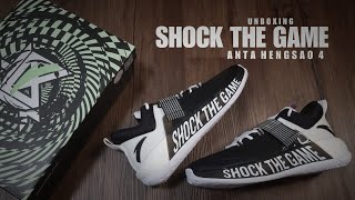 UNBOXING BLACK \u0026 WHITE 2022 Anta SHOCK THE GAME Hengsao 4