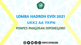 Lomba Hadroh Evoi 2021 UKKI AA YKPN - PP Diponegoro - Sleman - DIY