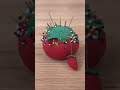 Pincushion Strawberry - Sewing #Shorts